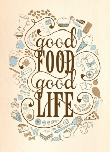 Food and Life quote (Image from: motivationblog.org)