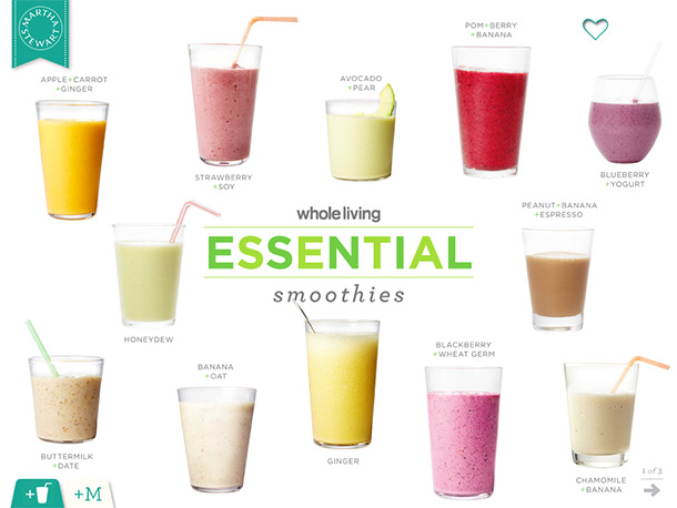 Essential smoothies: [Image from: ipad.appstorm.net]